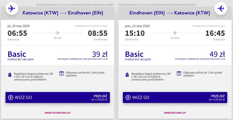 zarezerwuj loty do eindhoven
