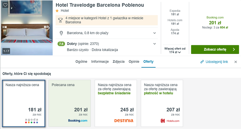 noclegi barcelona