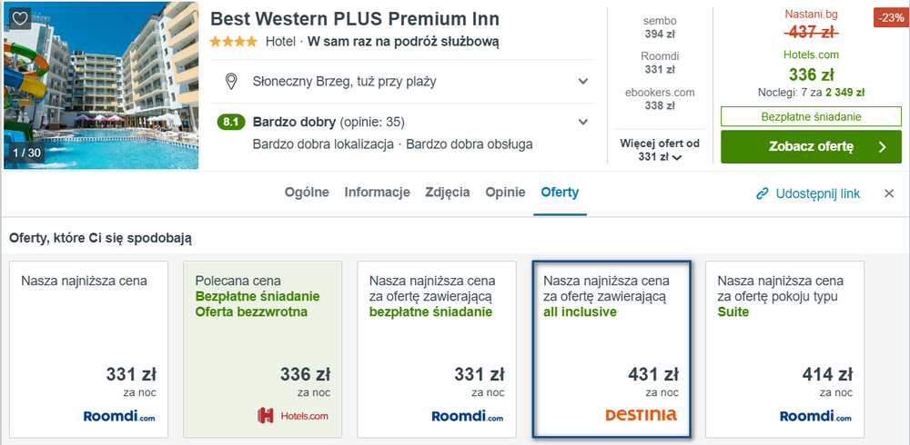 burgas noclegi