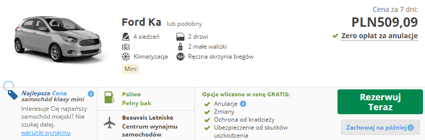Auto we Francji