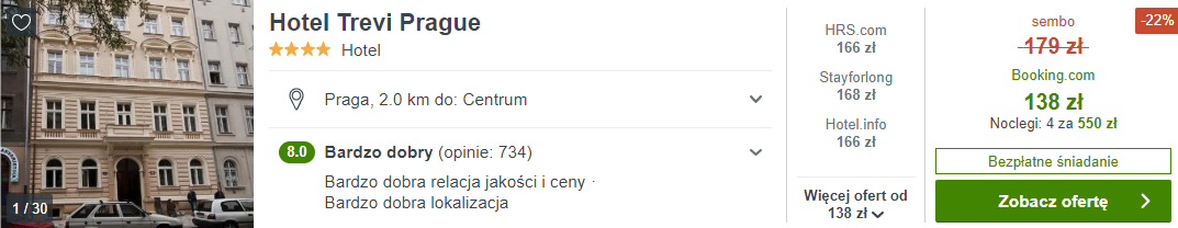 Hotel w Pradze