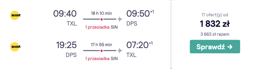 zarezerwuj loty na bali