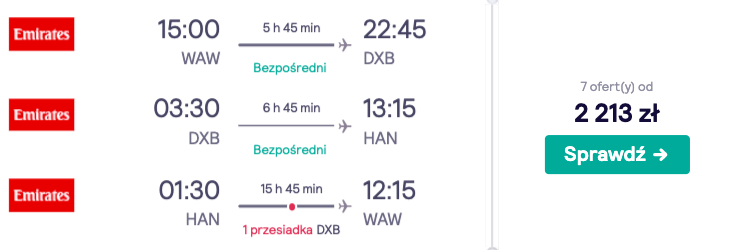 zarezerwuj loty do hanoi