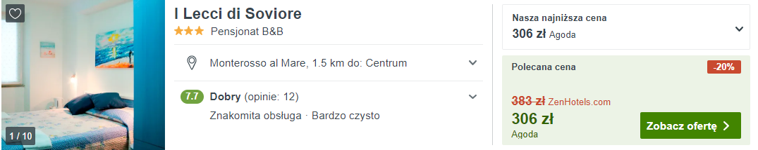 Noclegi we Włoszech