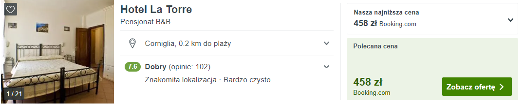 Włochy noclegi
