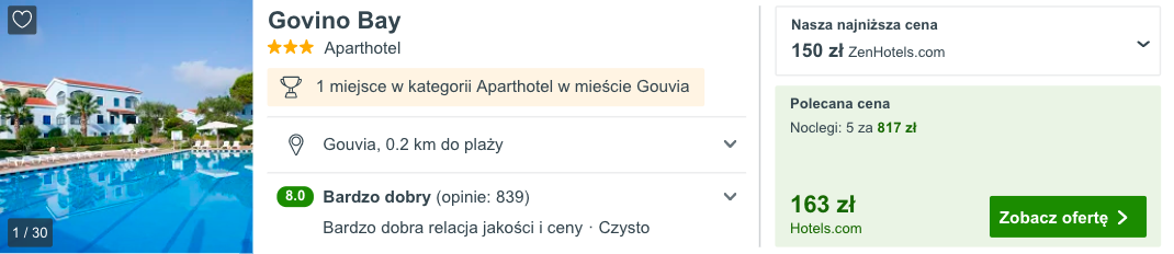 zarezerwuj hotel na korfu