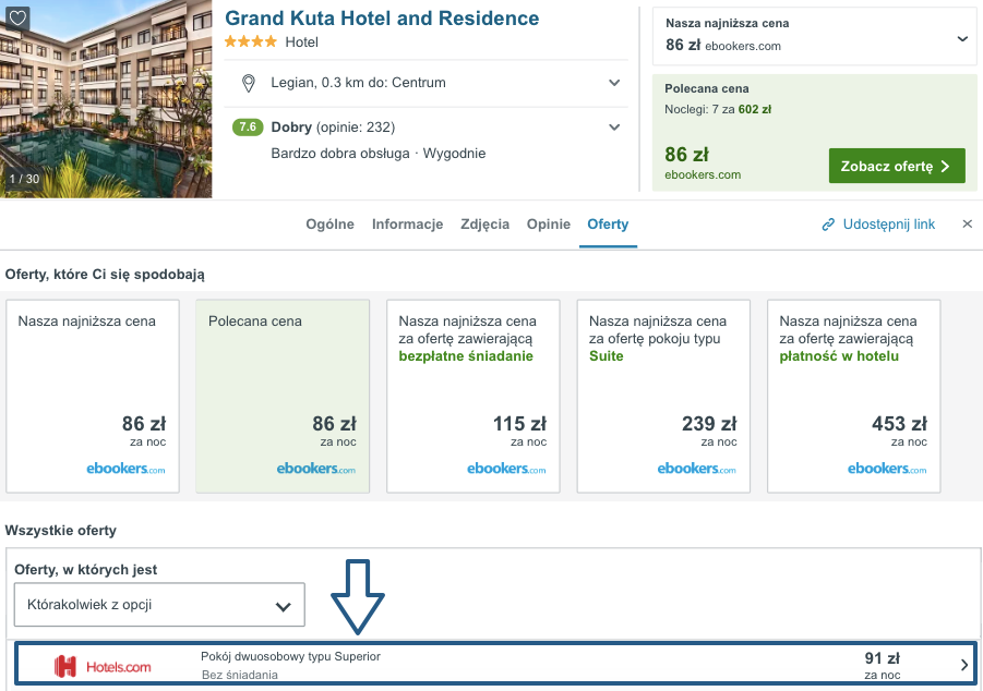 zarezerwuj hotel na bali