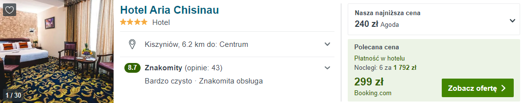 Hotel w Kiszyniowie