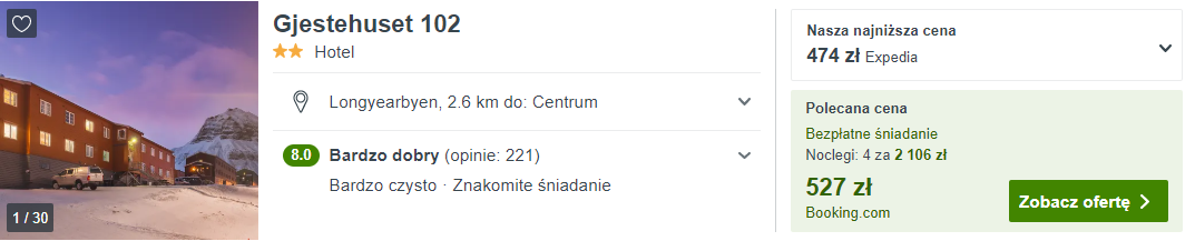 Noclegi na Svalbardzie
