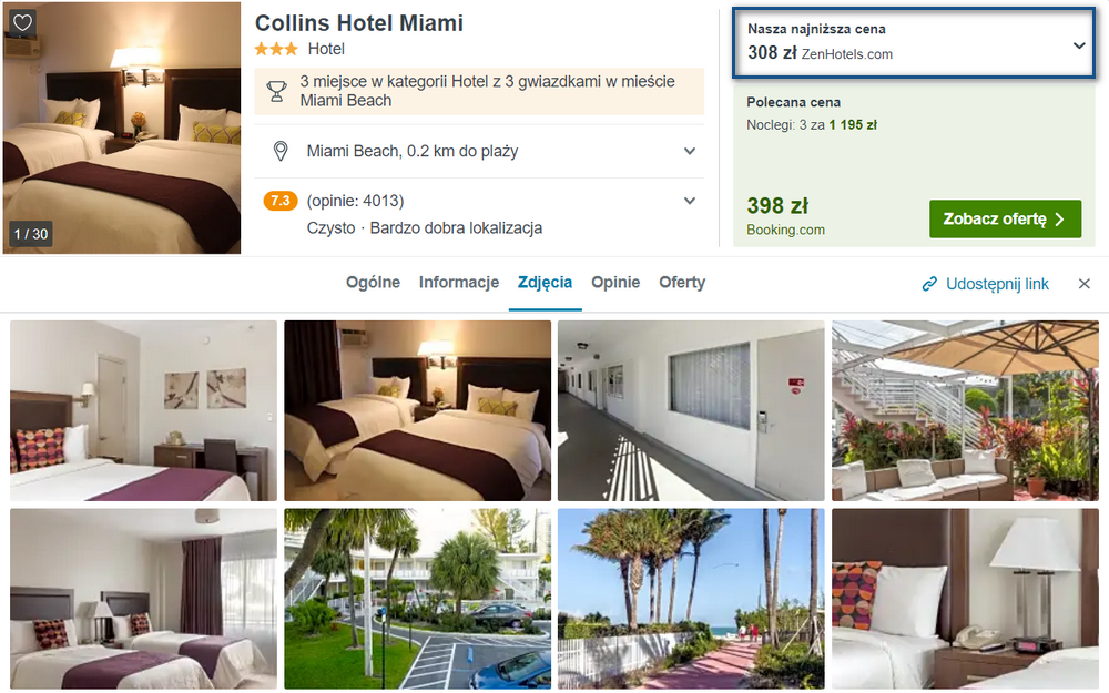 miami noclegi