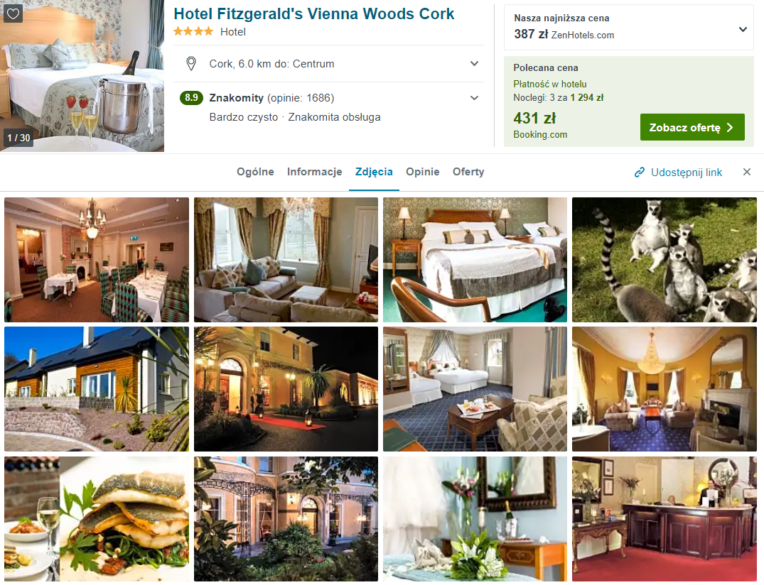 Hotel w Cork