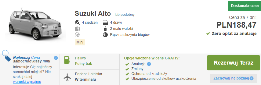 rezerwacja auta