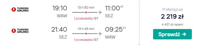 Loty na Seszele