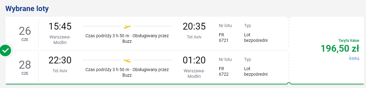 rezerwacja lotów