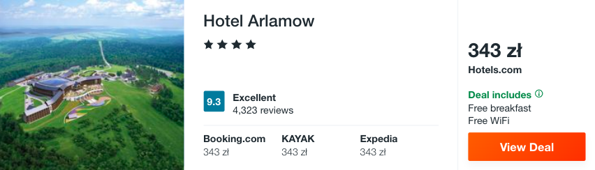 zarezerwuj hotel w arlamowie