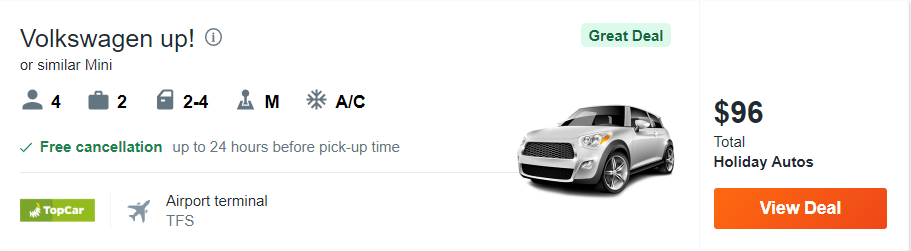 auto teneryfa
