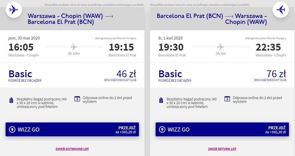 barcelona z warszay