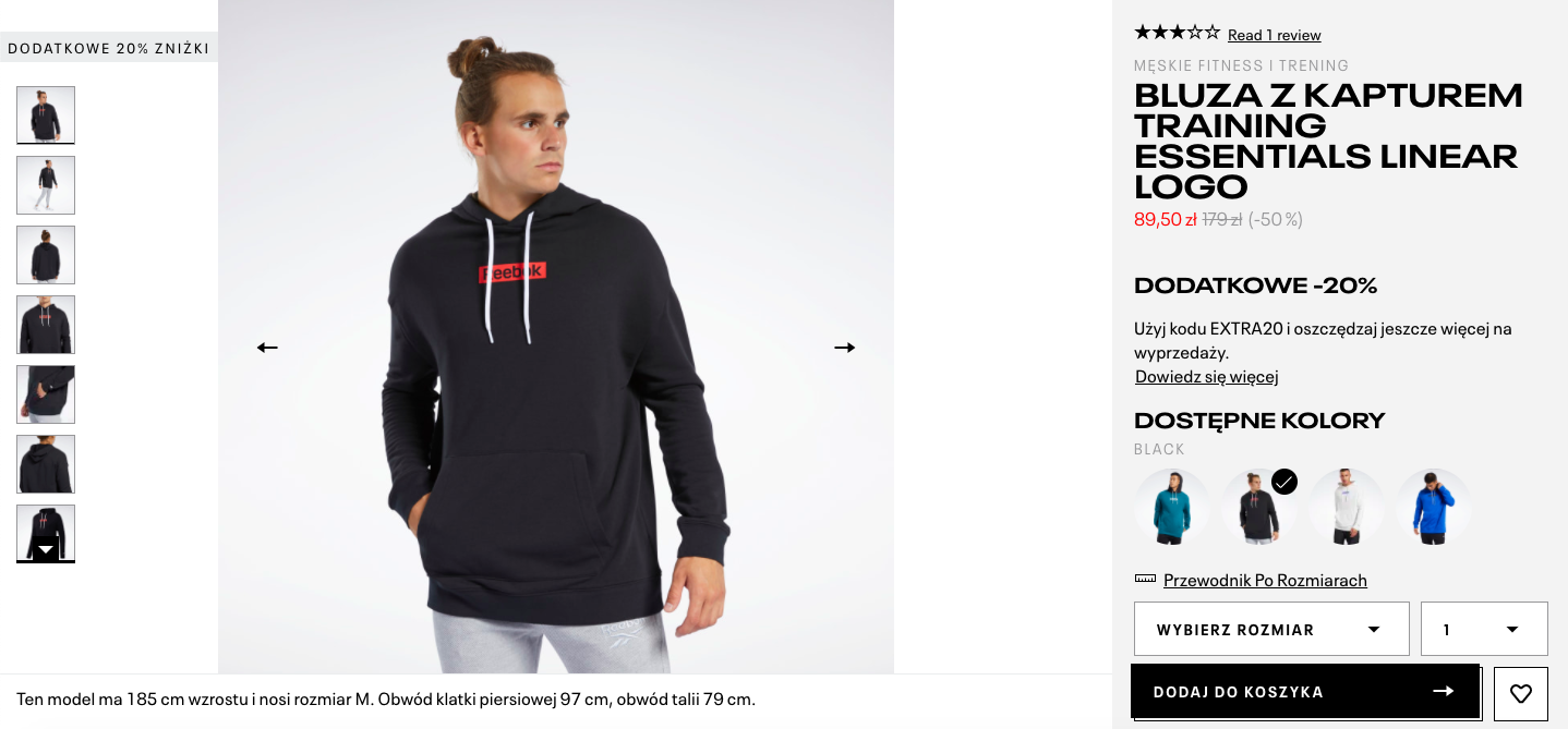 bluza reebok
