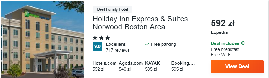 noclegi boston