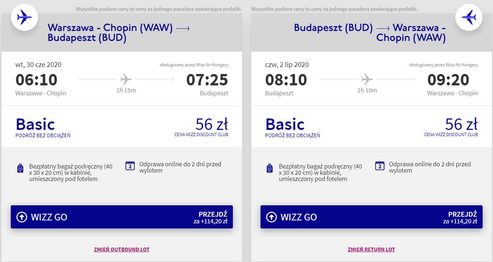 loty do budapesztu