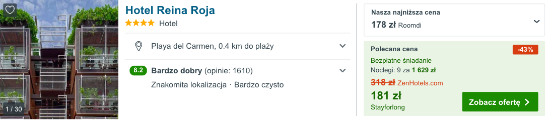 zarezerwuj noclegi w cancun