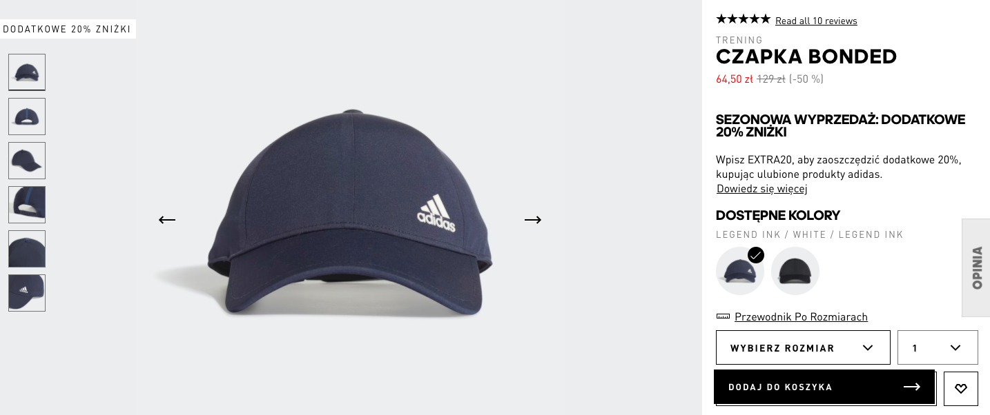czapka adidas