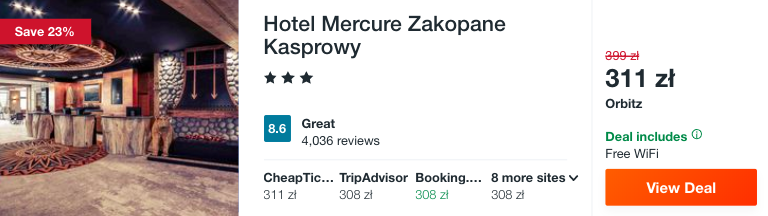 zarezerwuj hotel w tatrach