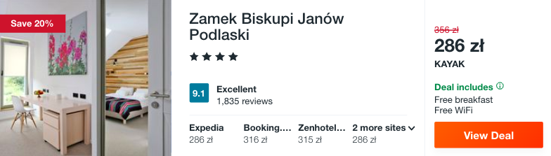 zarezerwuj hotel w janowie
