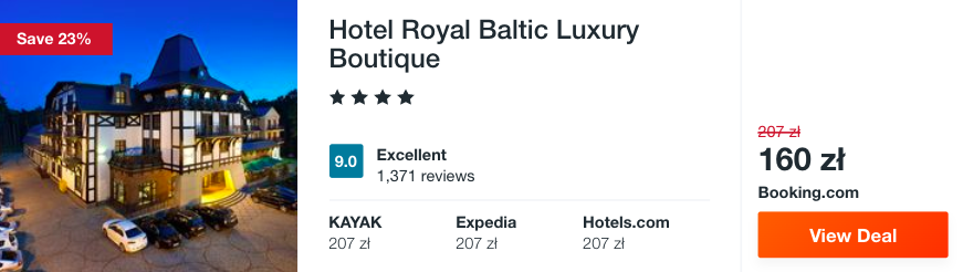 zarezerwuj hotel w ustce