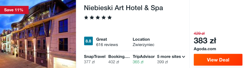 zarezerwuj hotel w krakowie