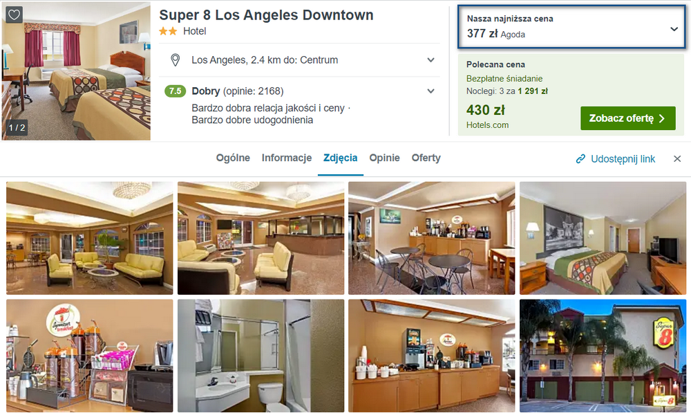 noclegi los angeles