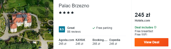Rezerwacja noclegów
