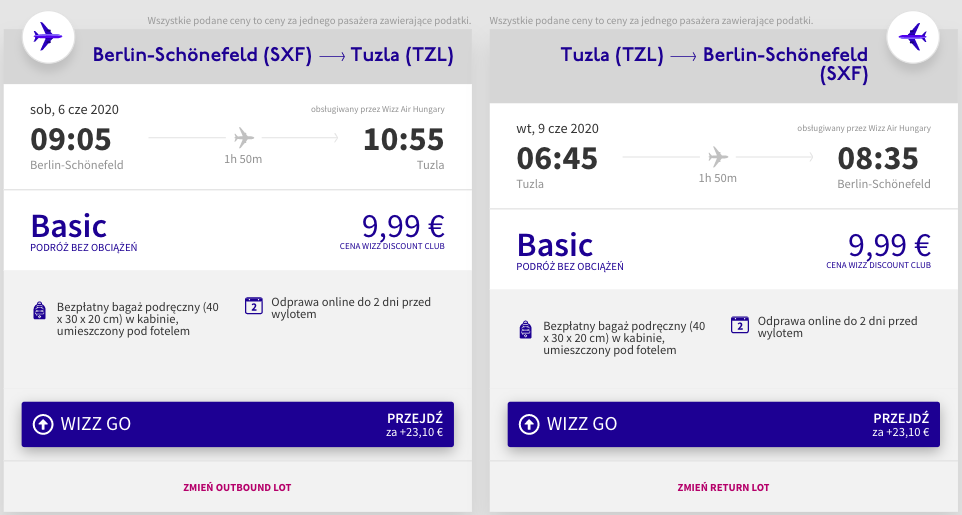 zarezerwuj loty do tuzli