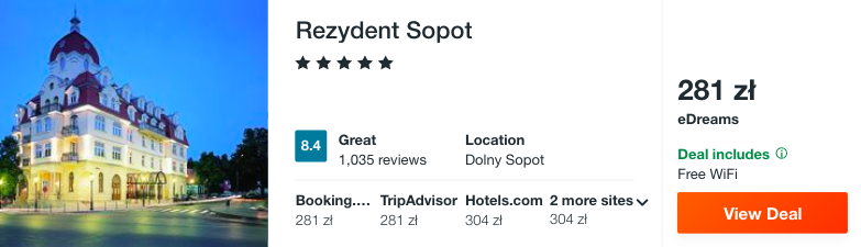 zarezerwuj hotel w trojmiescie