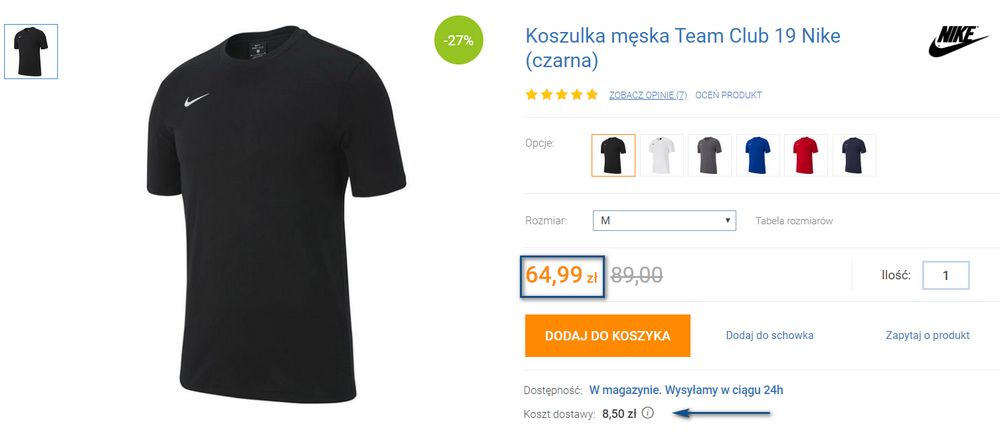 nike ubrania