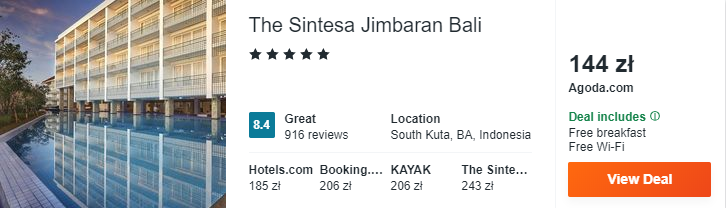 Hotel na Bali