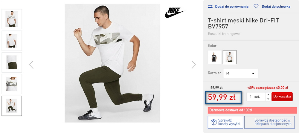 nike ubrania