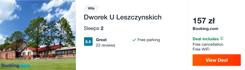 zarezerwuj hotel w malborku