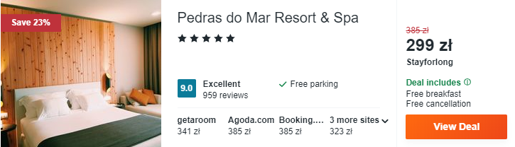 Hotel w Portugalii
