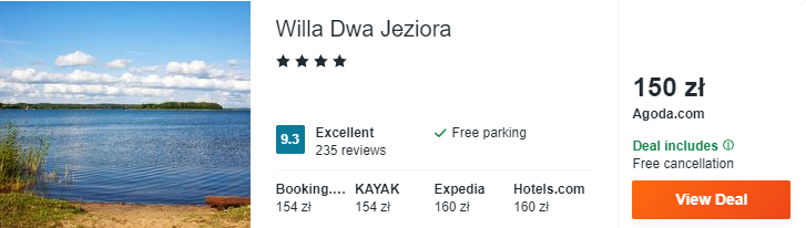 Rezerwacja noclegów