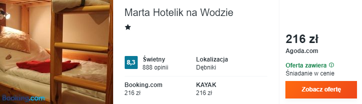 Rezerwacja hotelu