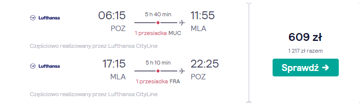 Loty Lufthansą