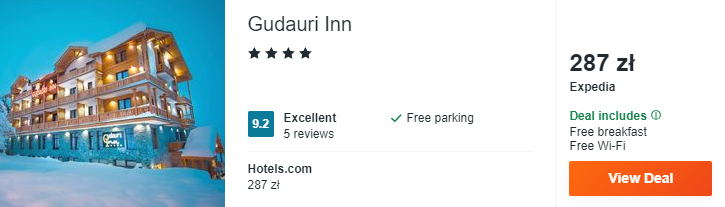 Hotel w Gruzji