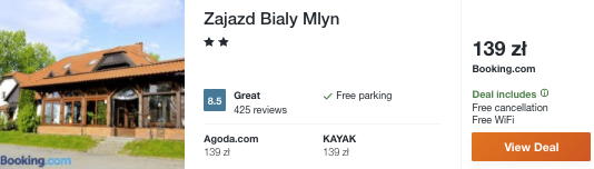 zarezerwuj hotel w gizycku