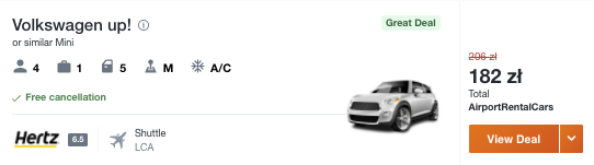zarezerwuj auto na cyprze