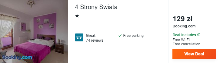 Rezerwacja noclegów