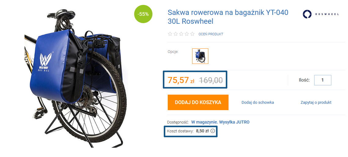 Zamówienia akcesoriów