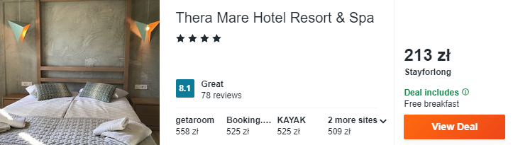 Hotel na Santorini