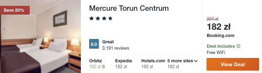 zarezerwuj hotel w toruniu
