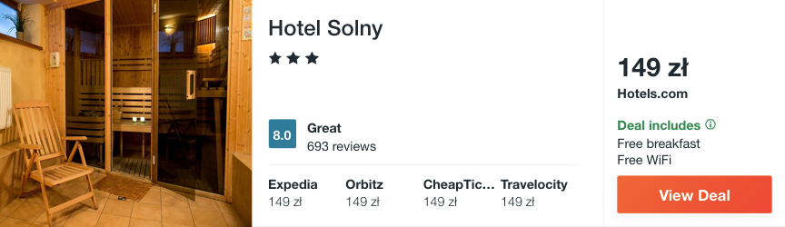 zarezerwuj hotel w wieliczce
